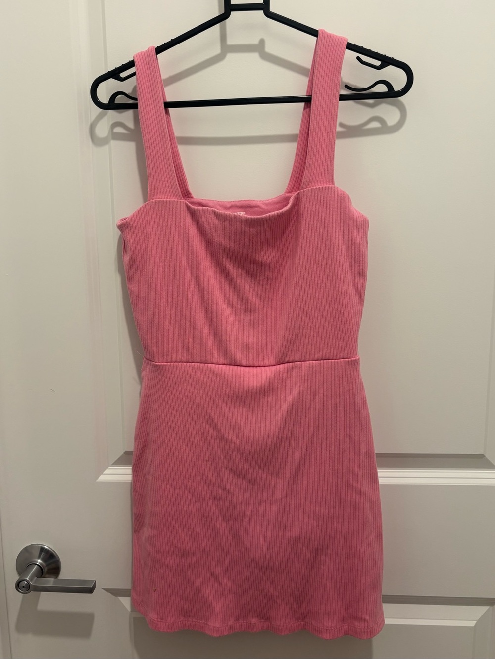 PINK Victoria’s Secret Ribbed Skort Mini Dress BuiltIn Shorts Pink Medium Tennis